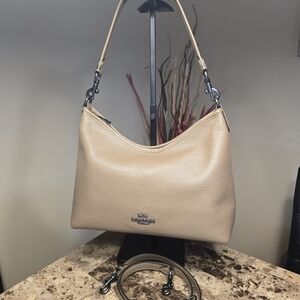 Coach Tan Leather Shoulder Bag